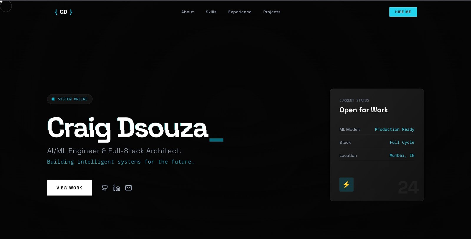 Craig portfolio project preview